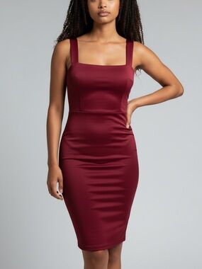 Joe & Elle raspberry bodycon dress